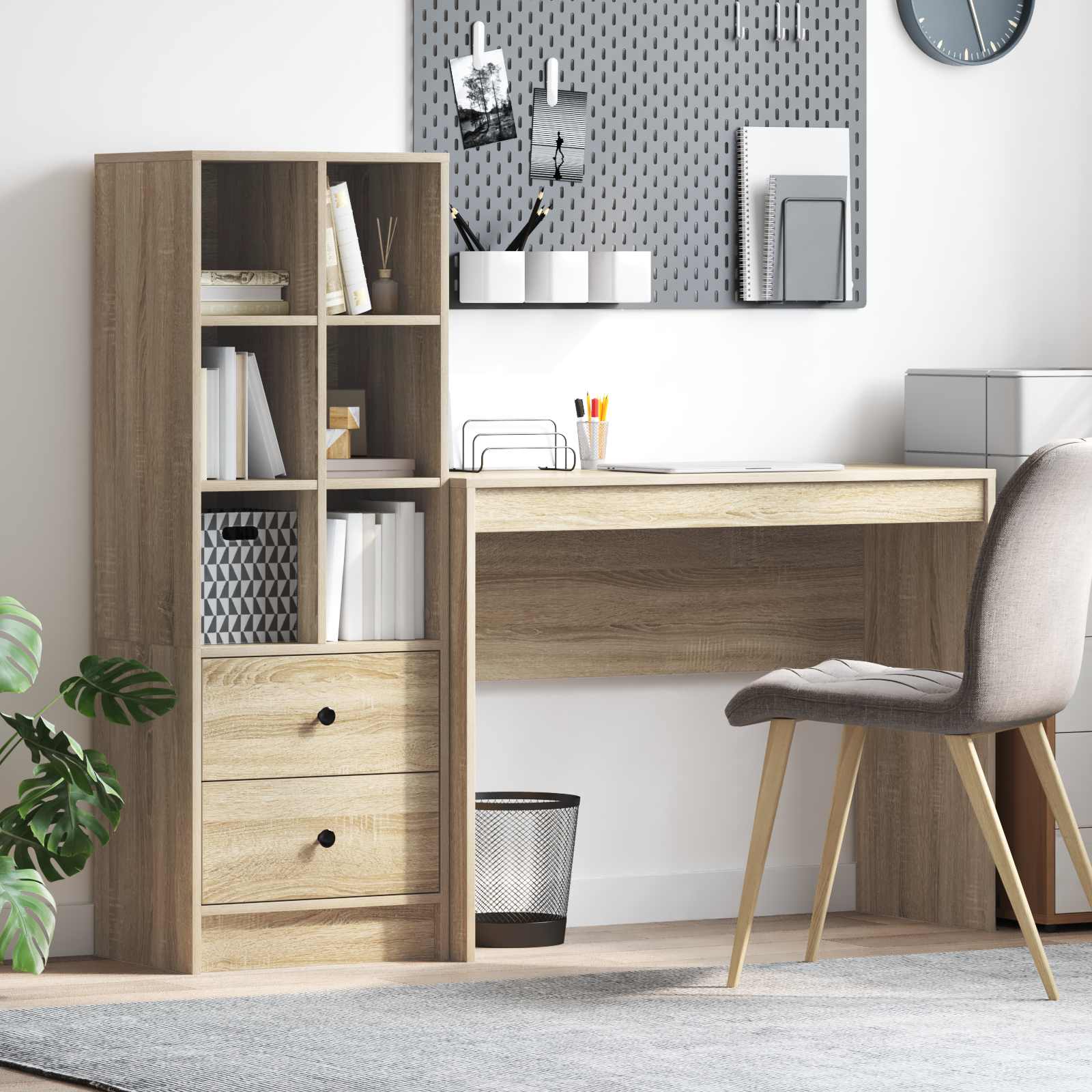 Schreibtisch Sonoma-Eiche 145,5 x 40 x 127 cm 2 stk.