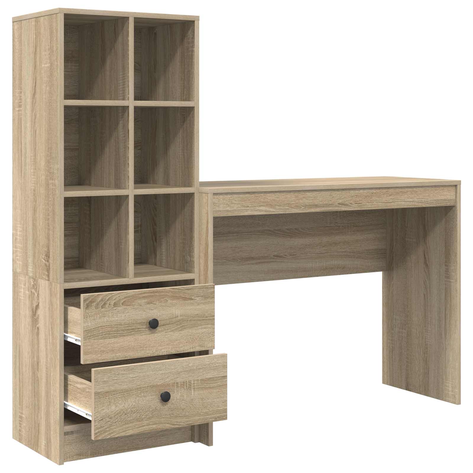 Schreibtisch Sonoma-Eiche 145,5 x 40 x 127 cm 2 stk.