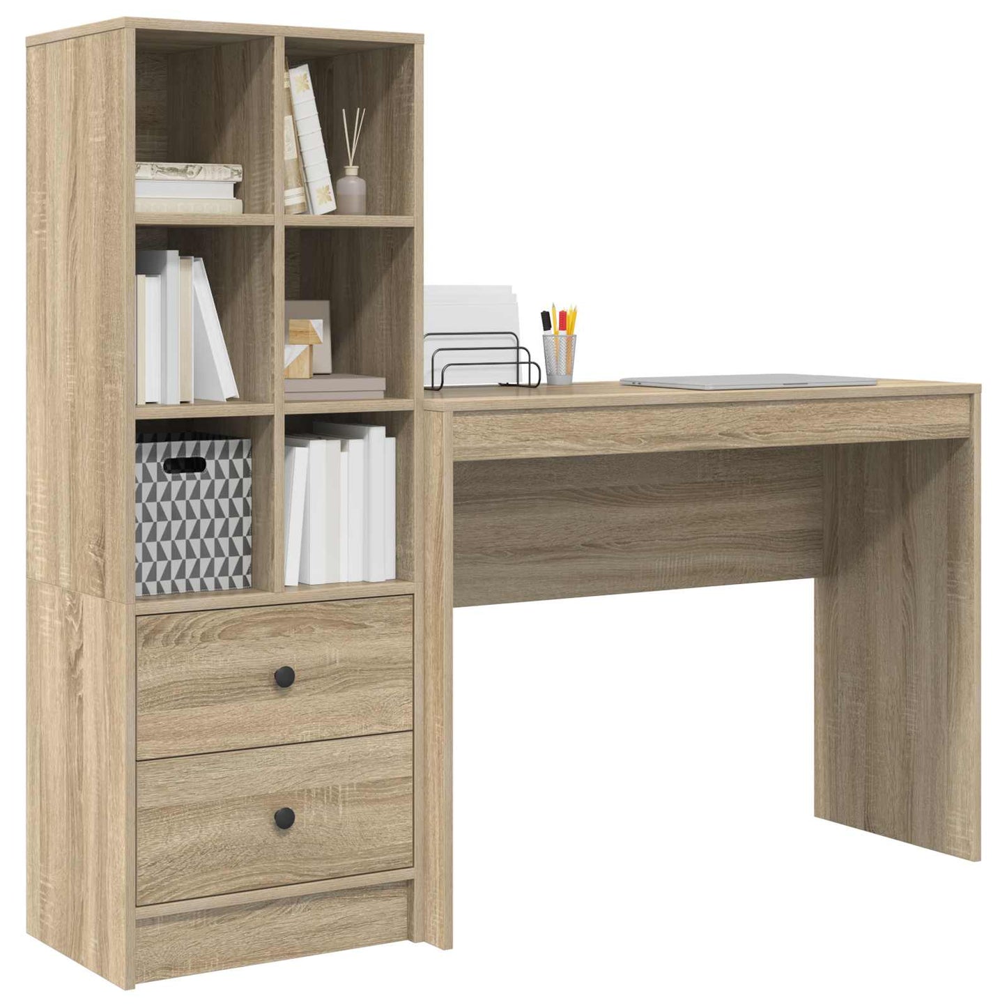 Schreibtisch Sonoma-Eiche 145,5 x 40 x 127 cm 2 stk.