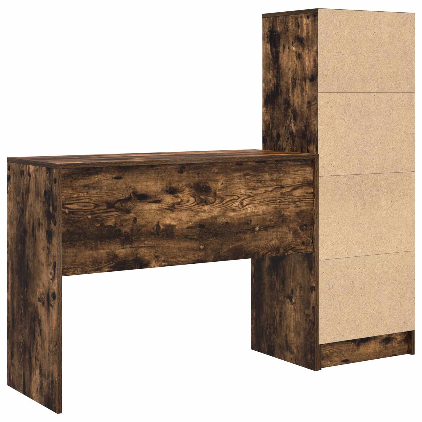Schreibtisch Geräucherte Eiche 145,5 x 40 x 127 cm 2 stk.