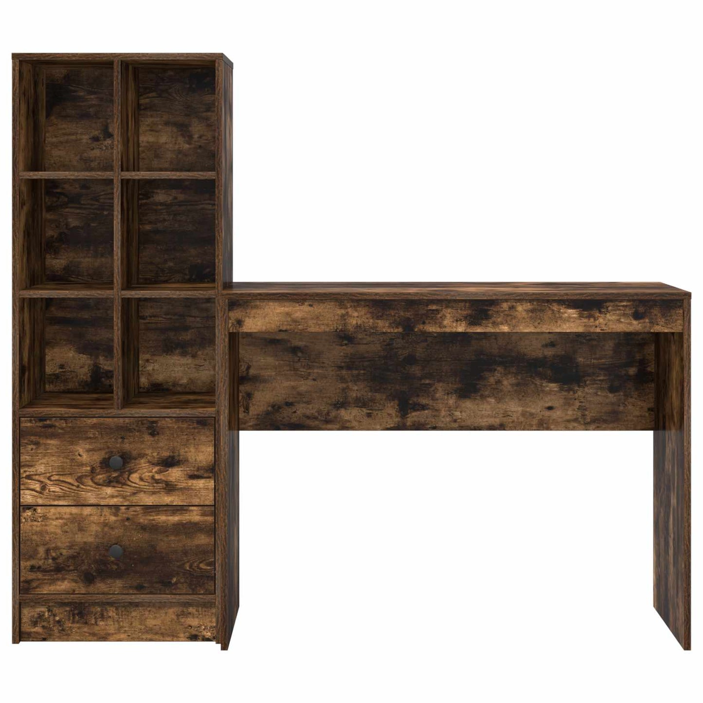 Schreibtisch Geräucherte Eiche 145,5 x 40 x 127 cm 2 stk.