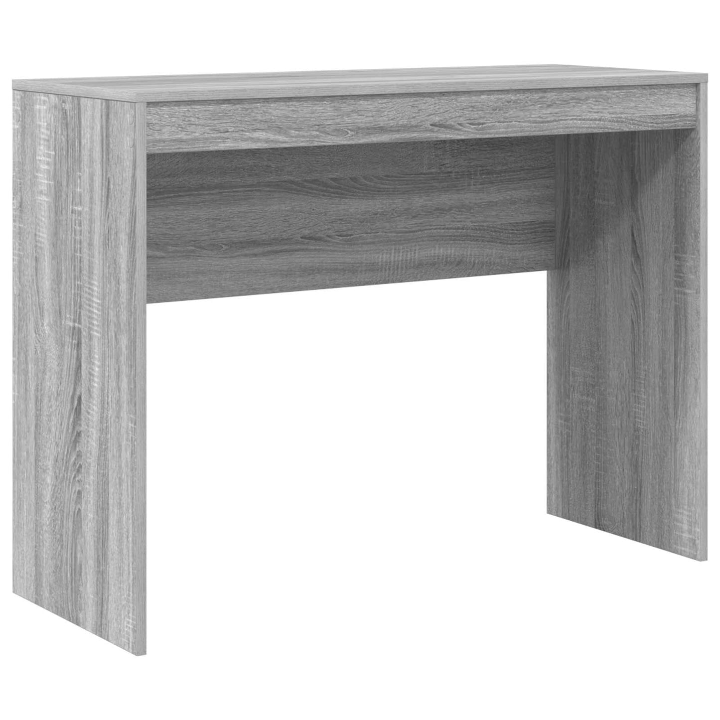 Schreibtisch mit Schubladen mit Regal 2 pcs Graues Sonoma