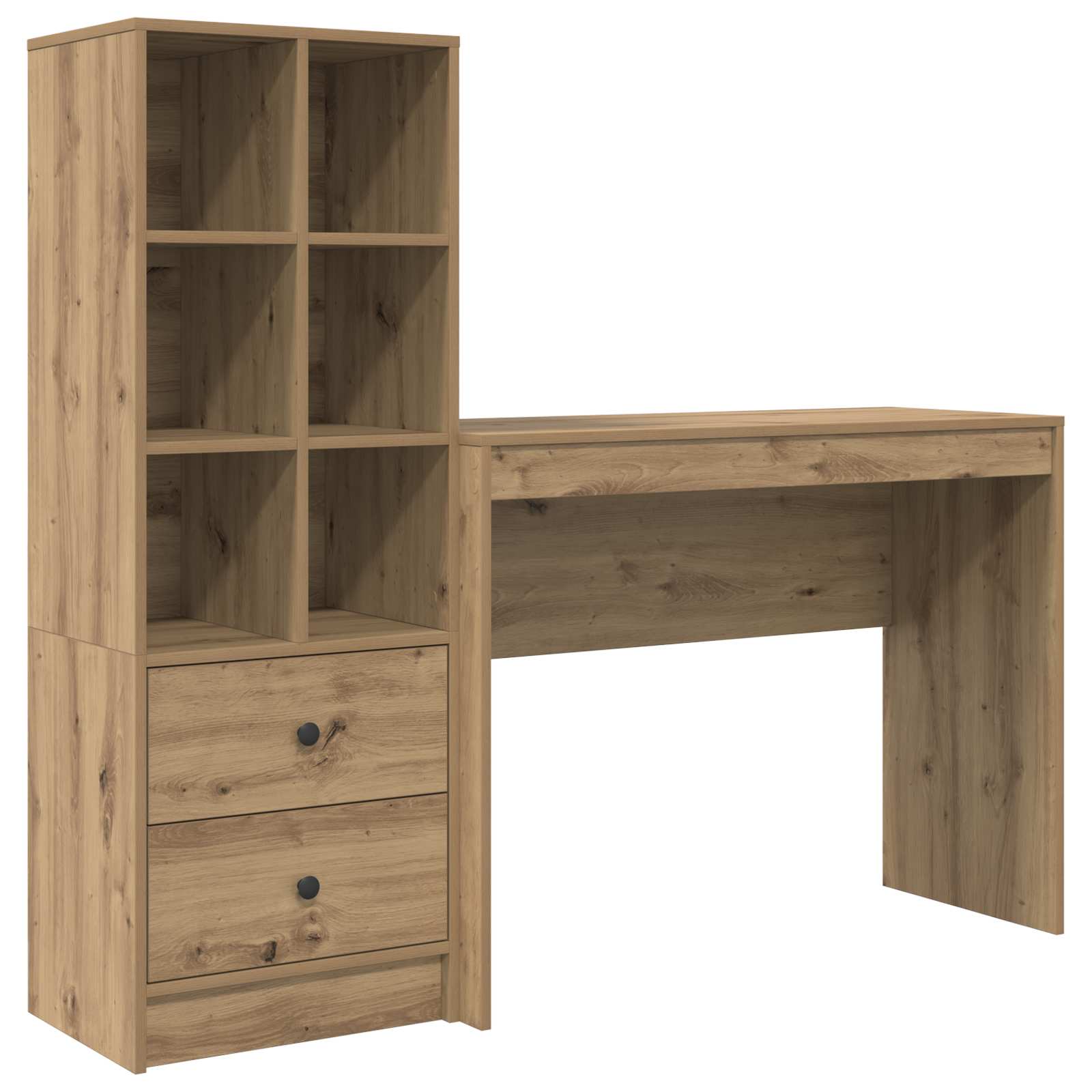 Schreibtisch Artisan-Eiche 145,5 x 40 x 127 cm 2 Stk.