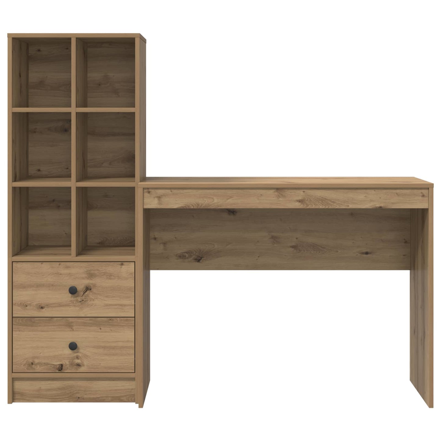 Schreibtisch Artisan-Eiche 145,5 x 40 x 127 cm 2 Stk.