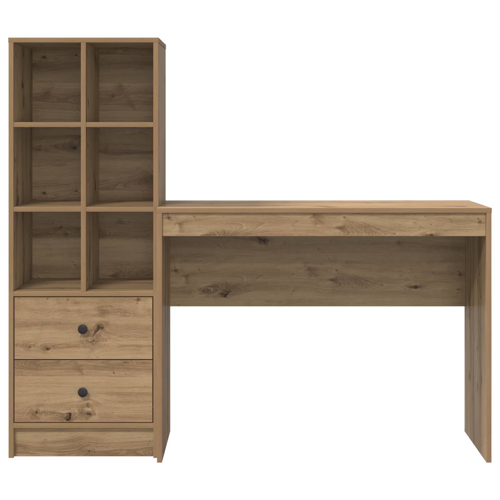 Schreibtisch Artisan-Eiche 145,5 x 40 x 127 cm 2 Stk.