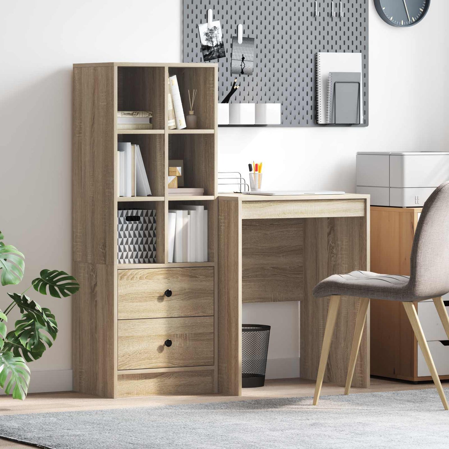 Schreibtisch Sonoma-Eiche 105,5 x 50 x 127 cm 2 stk.