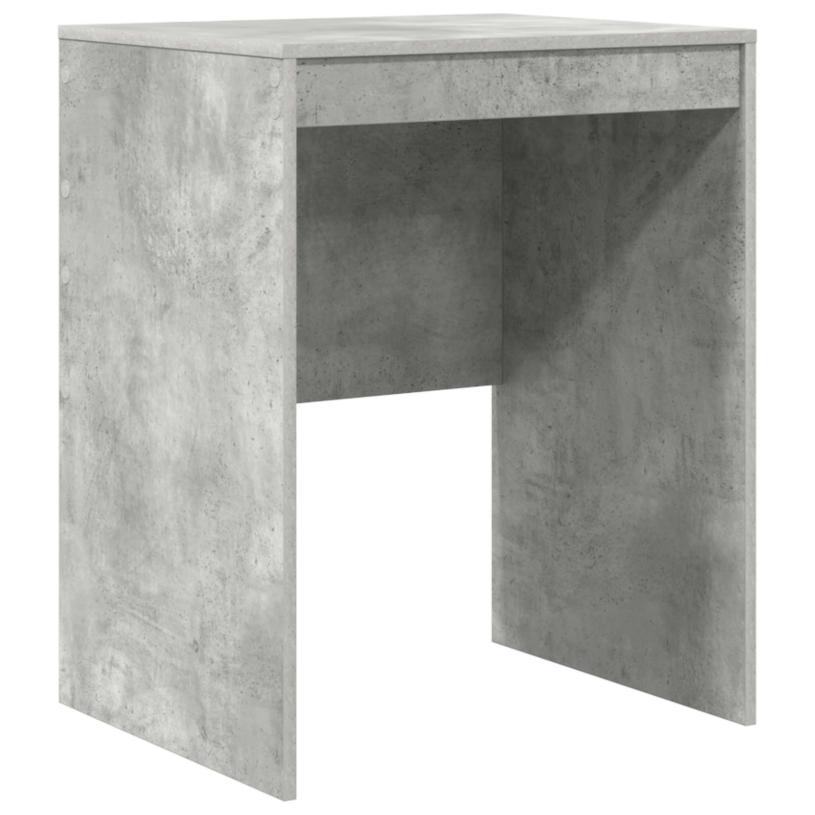 Schreibtisch mit Schubladen mit Regal 2 pcs Beton Grau