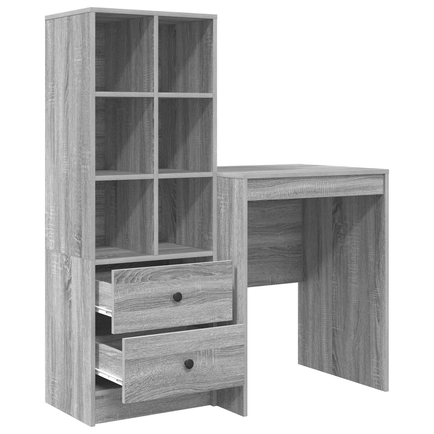 Schreibtisch Graues Sonoma 105,5 x 50 x 127 cm 2 stk.