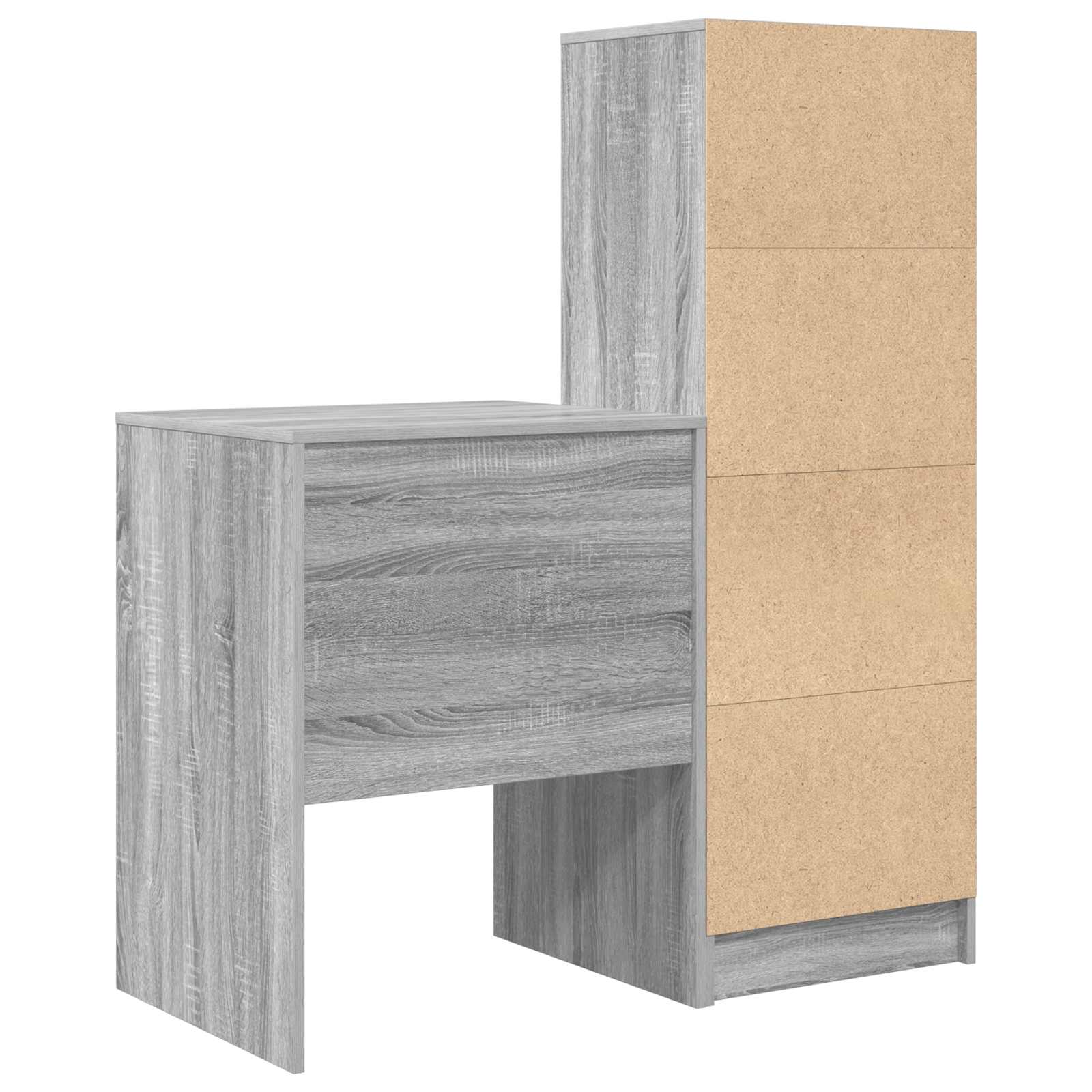 Schreibtisch Graues Sonoma 105,5 x 50 x 127 cm 2 stk.