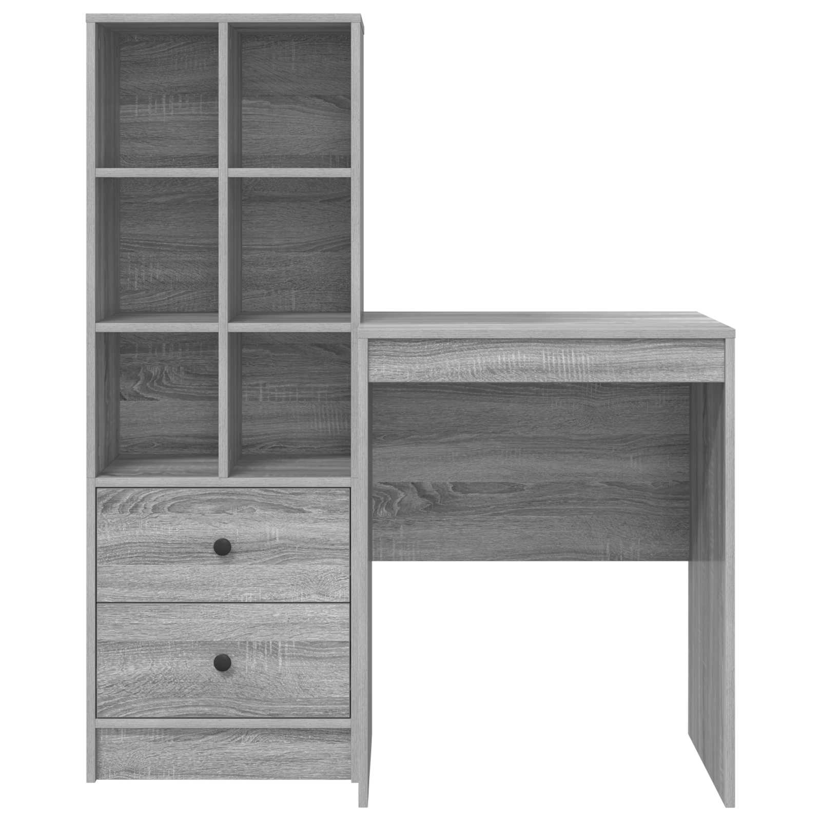 Schreibtisch Graues Sonoma 105,5 x 50 x 127 cm 2 stk.