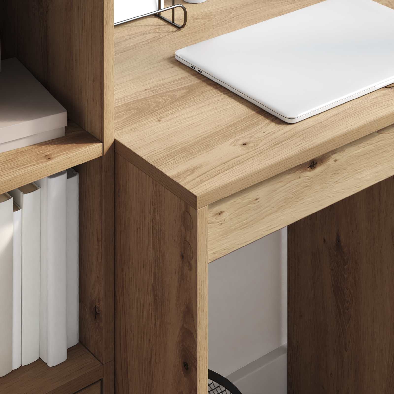 Schreibtisch Artisan-Eiche 105,5 x 50 x 127 cm 2 Stk.