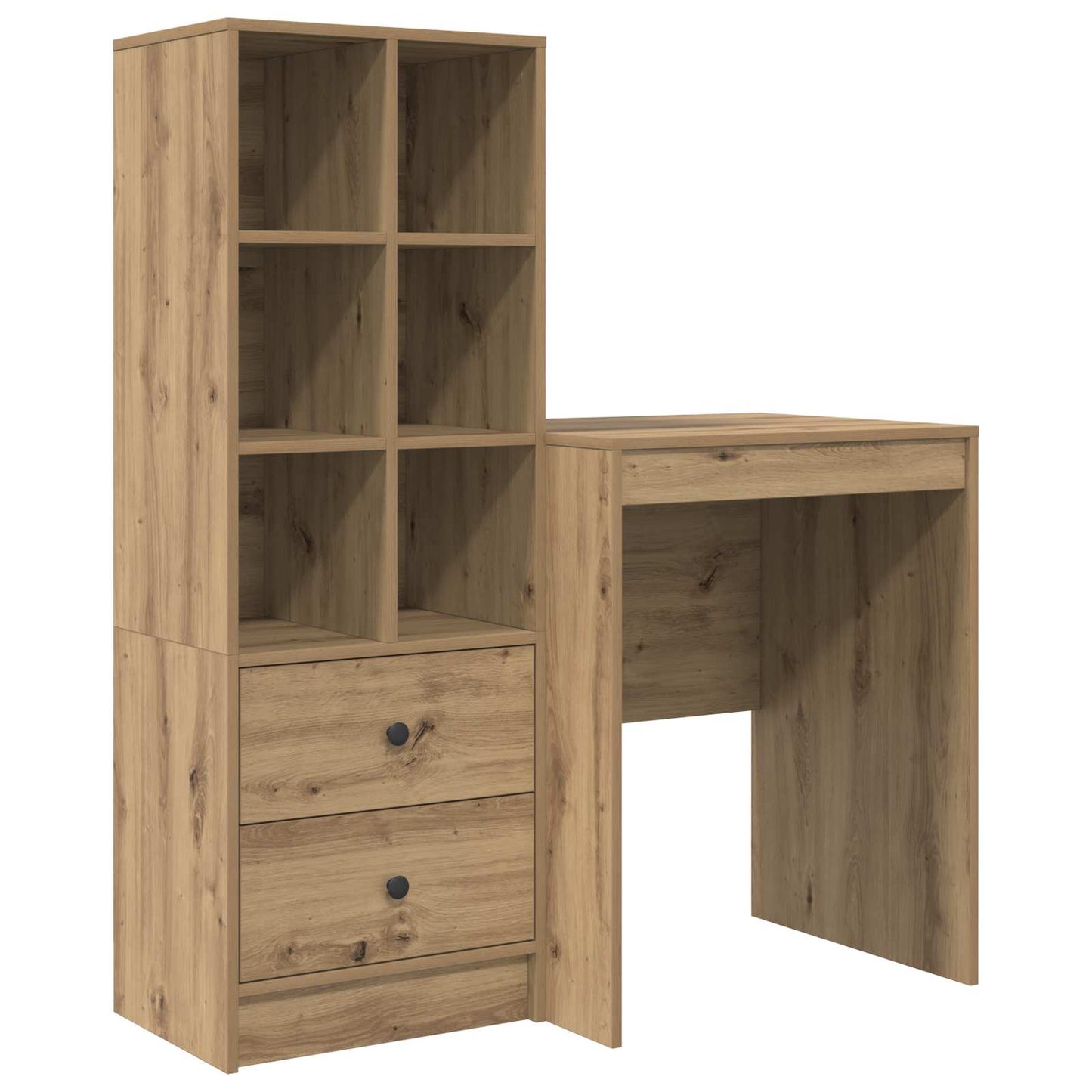 Schreibtisch Artisan-Eiche 105,5 x 50 x 127 cm 2 Stk.