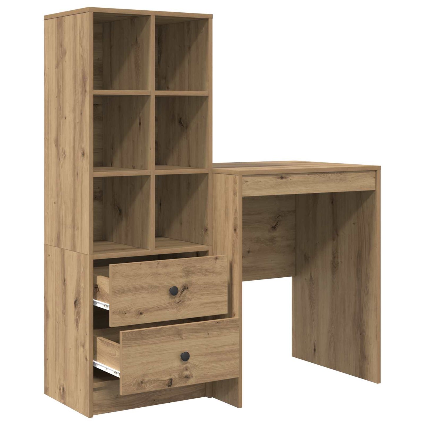 Schreibtisch Artisan-Eiche 105,5 x 50 x 127 cm 2 Stk.
