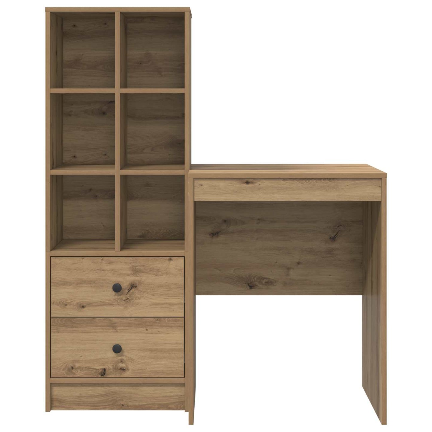 Schreibtisch Artisan-Eiche 105,5 x 50 x 127 cm 2 Stk.