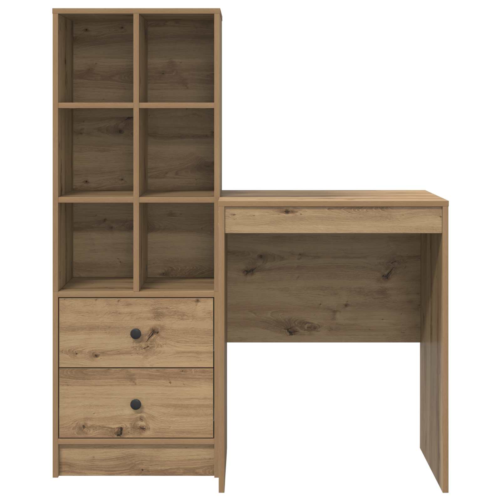 Schreibtisch Artisan-Eiche 105,5 x 50 x 127 cm 2 Stk.