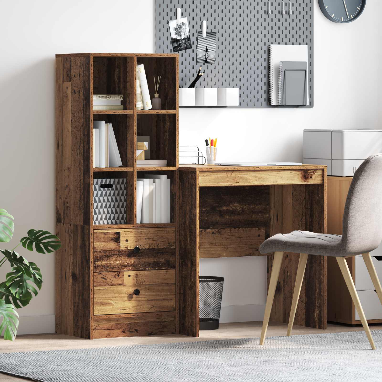 Schreibtisch Altholz 115,5 x 50 x 127 cm 2 stk.
