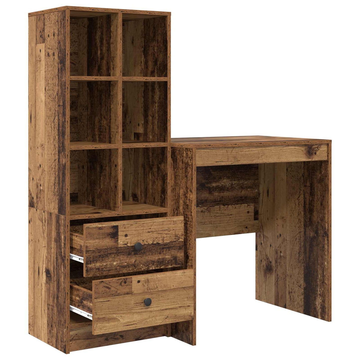Schreibtisch Altholz 115,5 x 50 x 127 cm 2 stk.