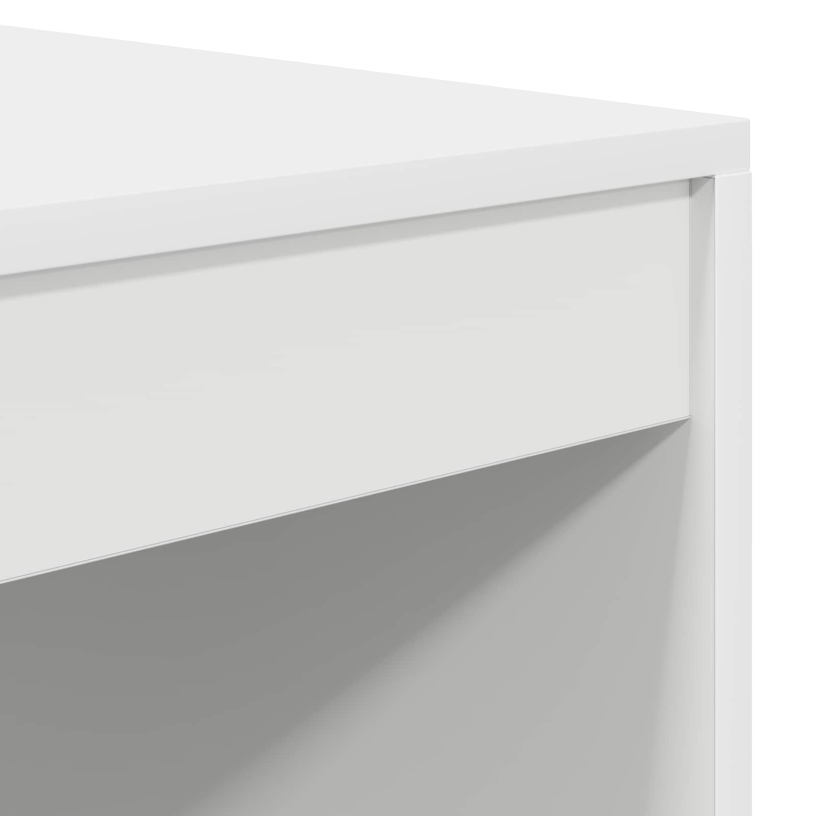 Schreibtisch Weiß 125,5 x 50 x 127 cm 2 stk.