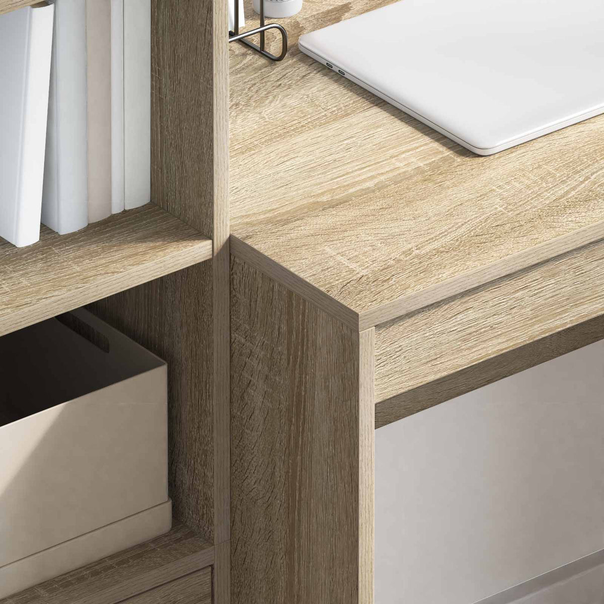 Schreibtisch Sonoma-Eiche 125,5 x 50 x 127 cm 2 stk.
