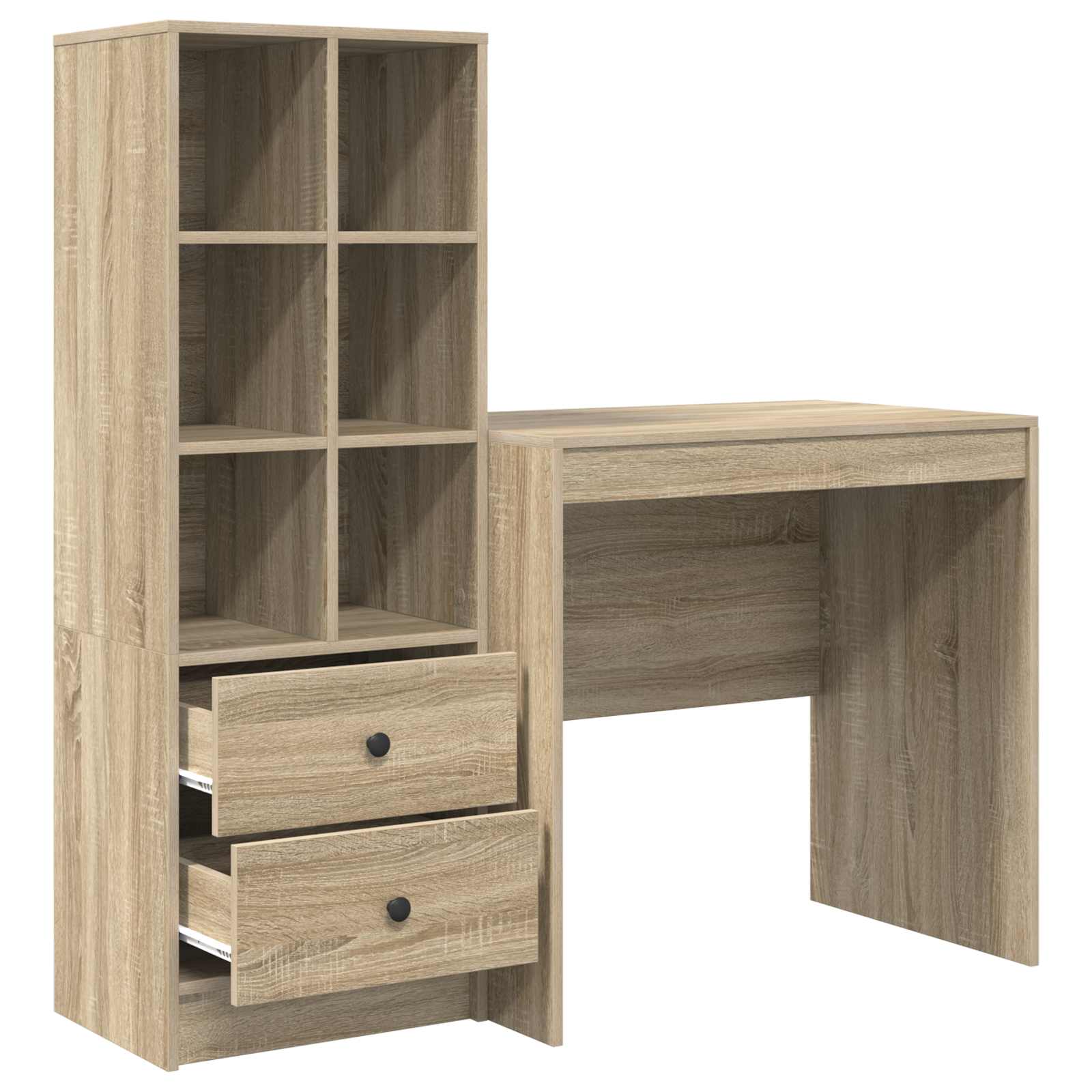 Schreibtisch Sonoma-Eiche 125,5 x 50 x 127 cm 2 stk.