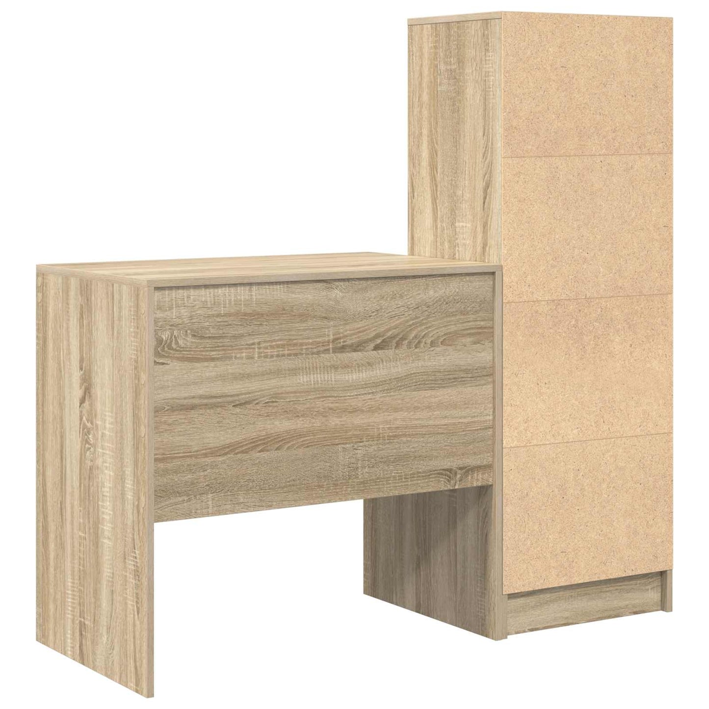 Schreibtisch Sonoma-Eiche 125,5 x 50 x 127 cm 2 stk.