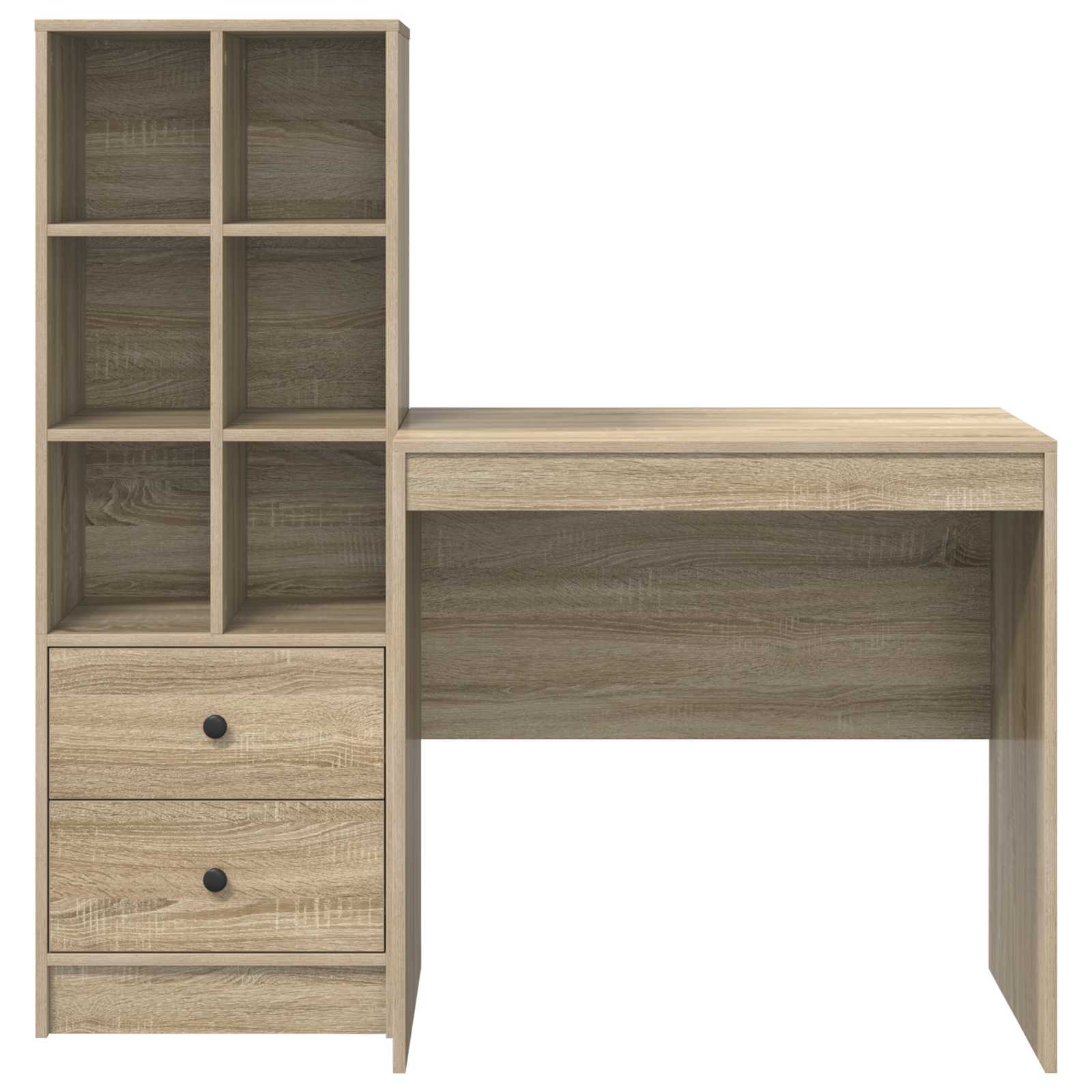 Schreibtisch Sonoma-Eiche 125,5 x 50 x 127 cm 2 stk.