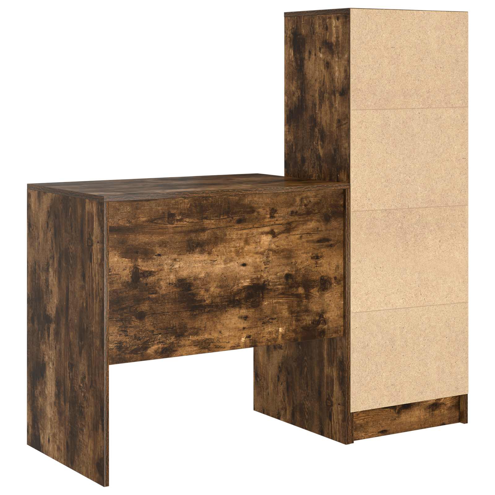 Schreibtisch Geräucherte Eiche 125,5 x 50 x 127 cm 2 stk.