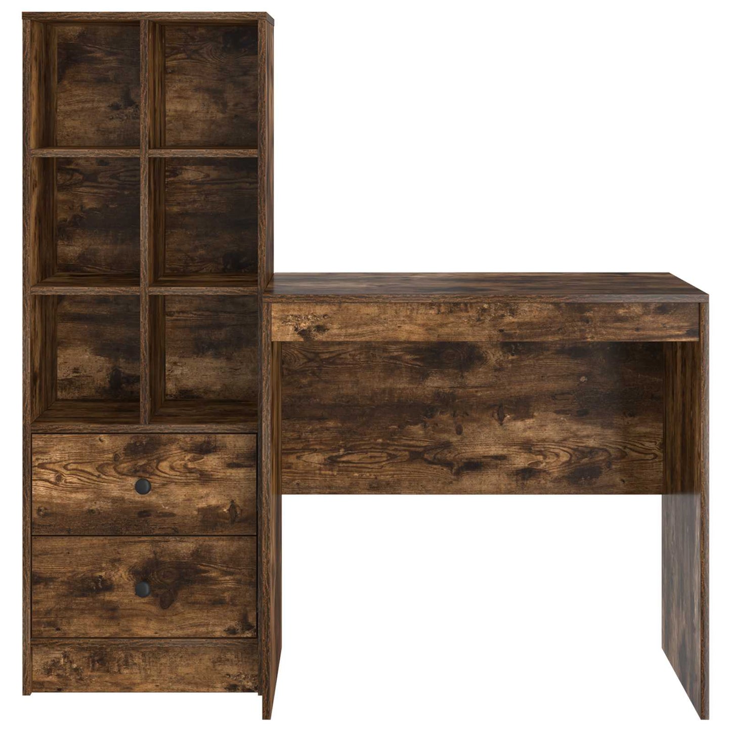 Schreibtisch Geräucherte Eiche 125,5 x 50 x 127 cm 2 stk.