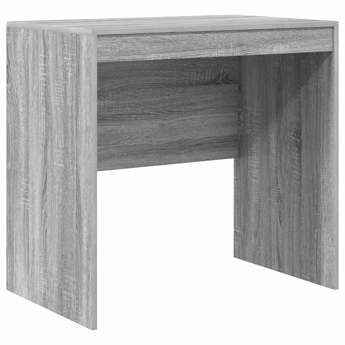 Schreibtisch mit Schubladen mit Regal 2 pcs Graues Sonoma