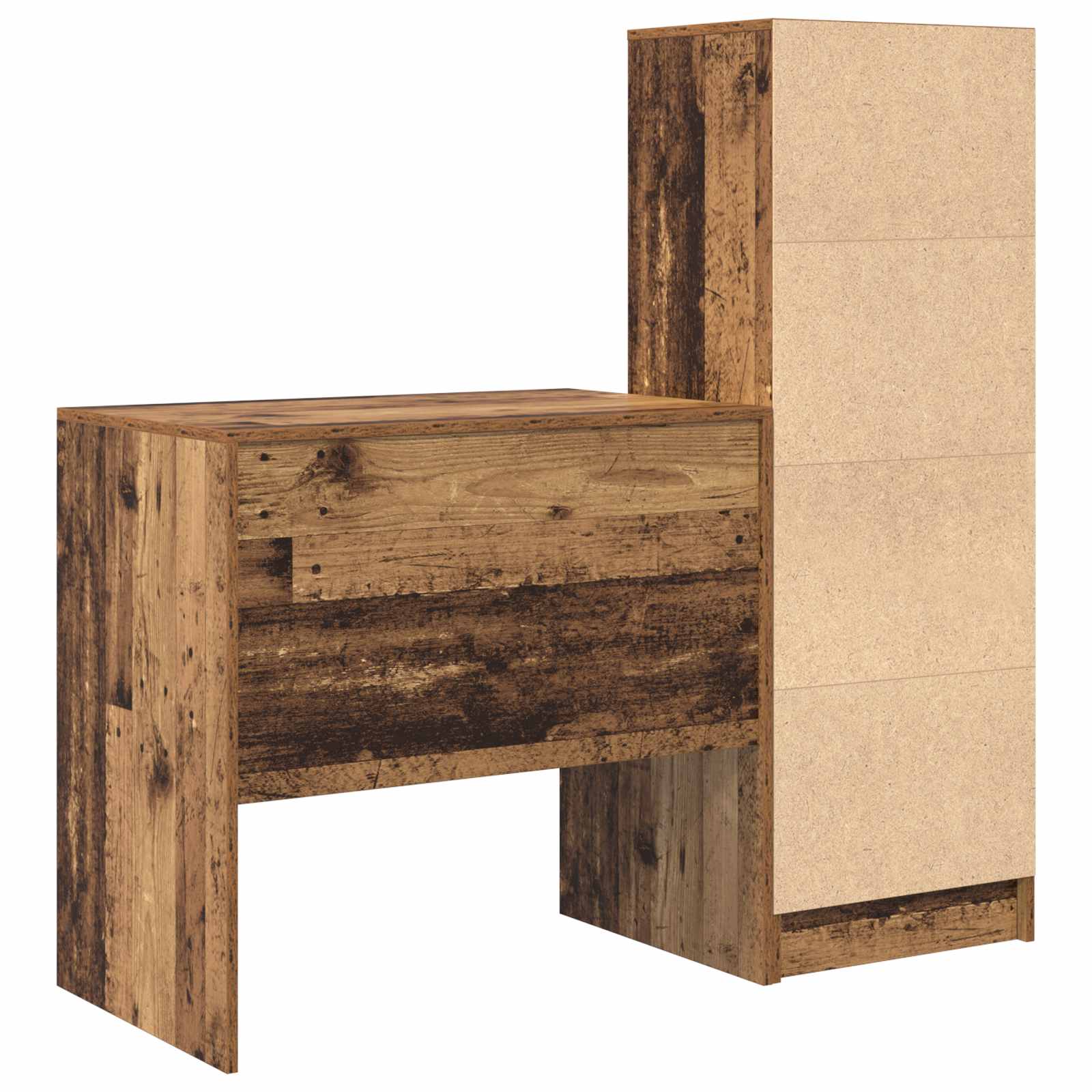 Schreibtisch Altholz 125,5 x 50 x 127 cm 2 stk.
