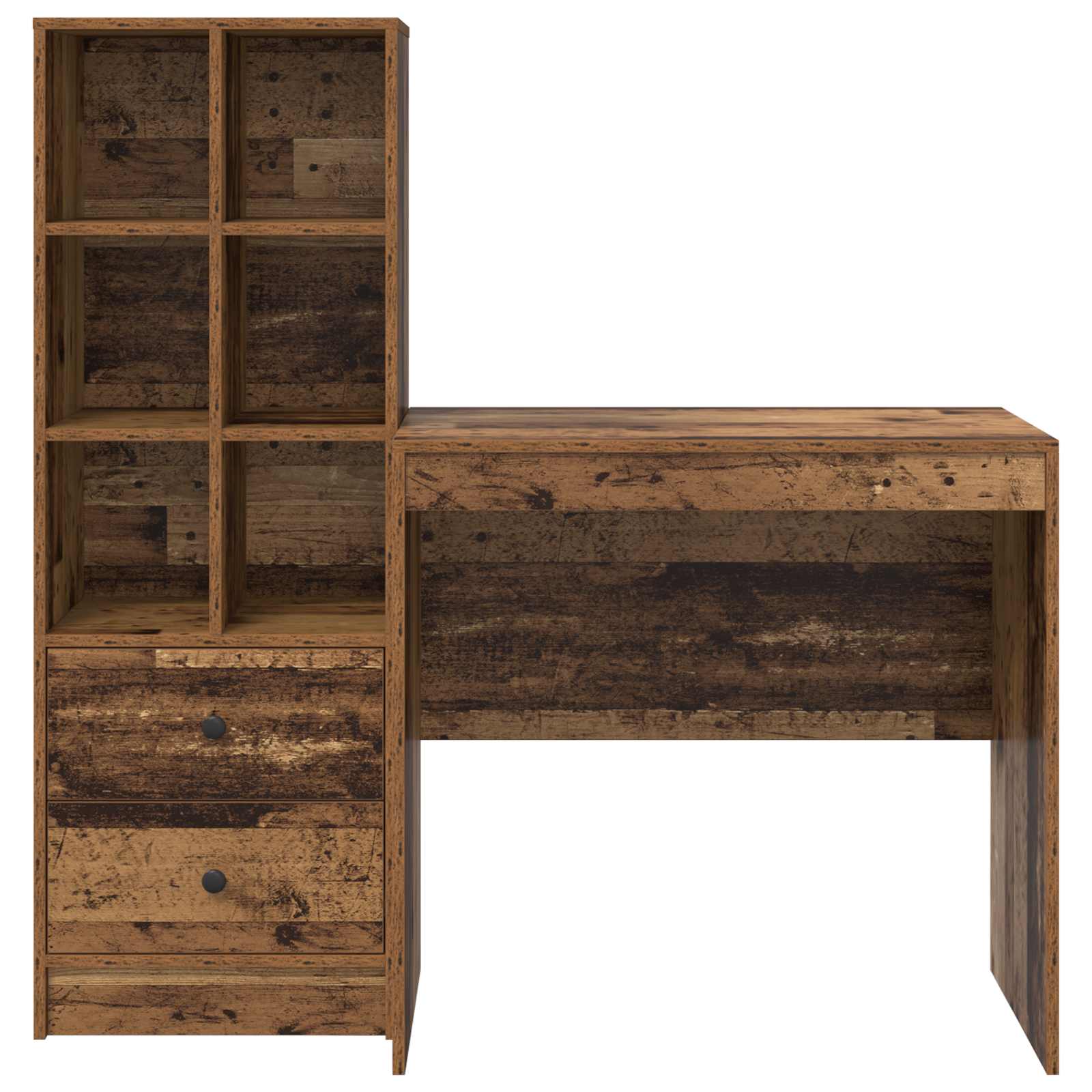 Schreibtisch Altholz 125,5 x 50 x 127 cm 2 stk.