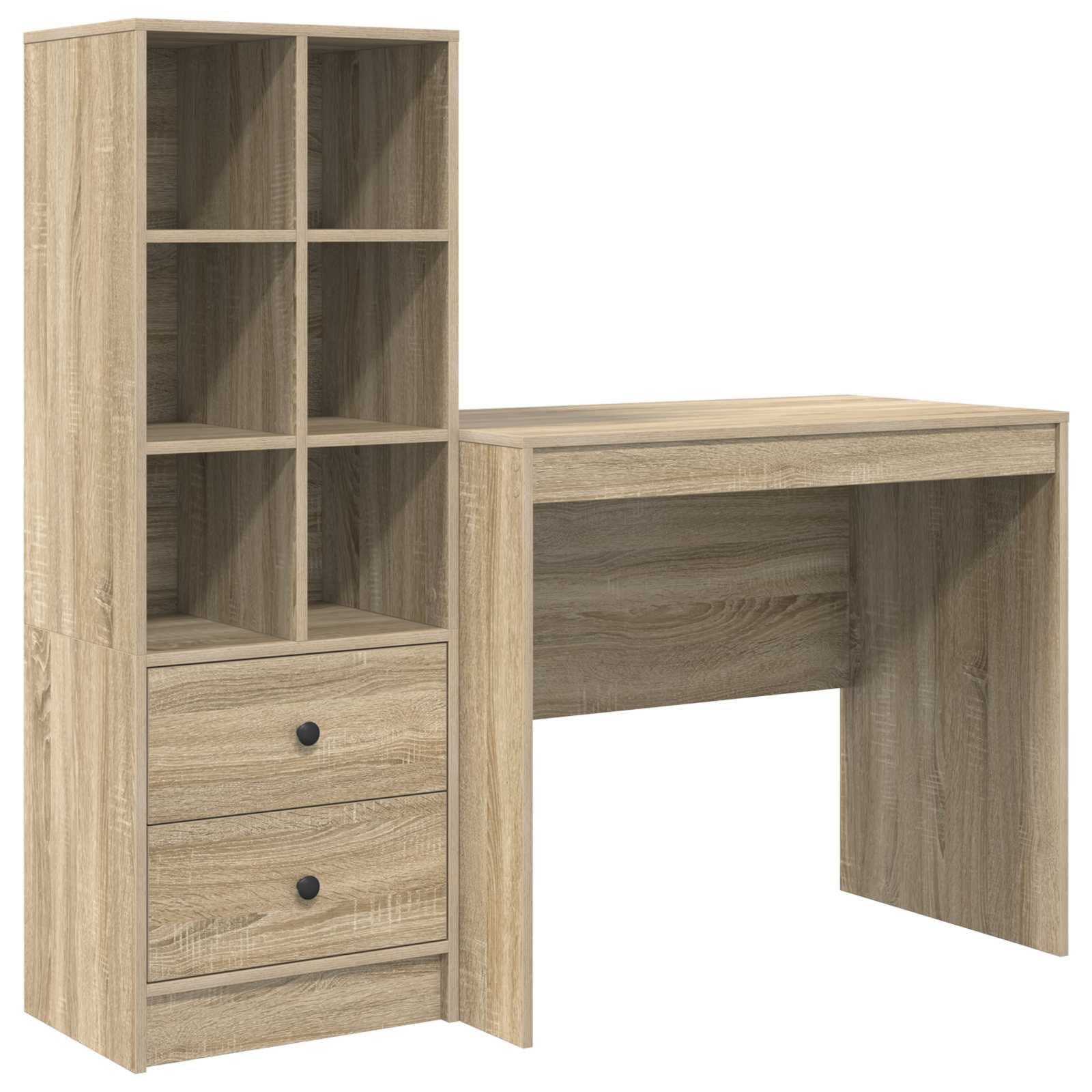 Schreibtisch Sonoma-Eiche 135,5 x 50 x 127 cm 2 stk.