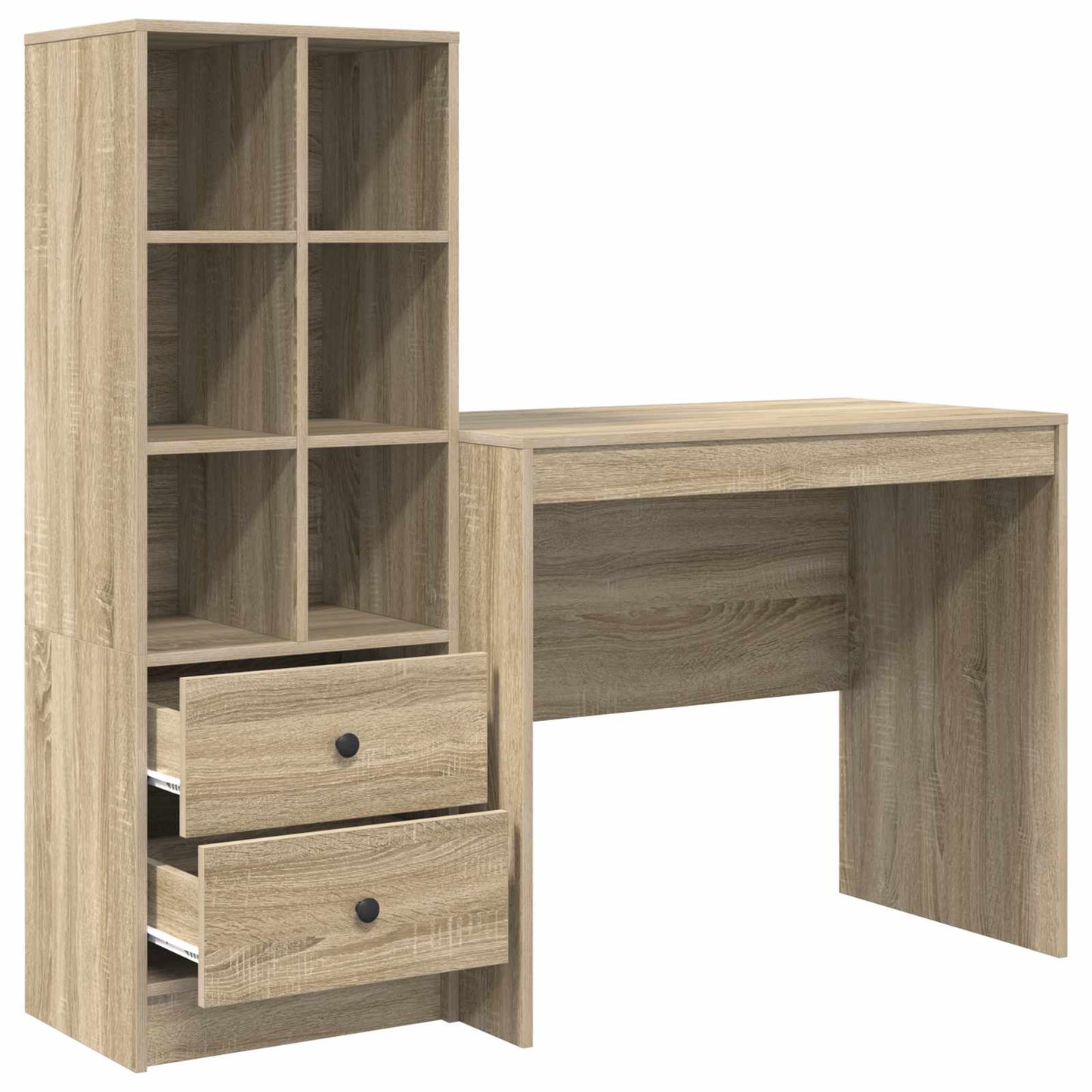 Schreibtisch Sonoma-Eiche 135,5 x 50 x 127 cm 2 stk.