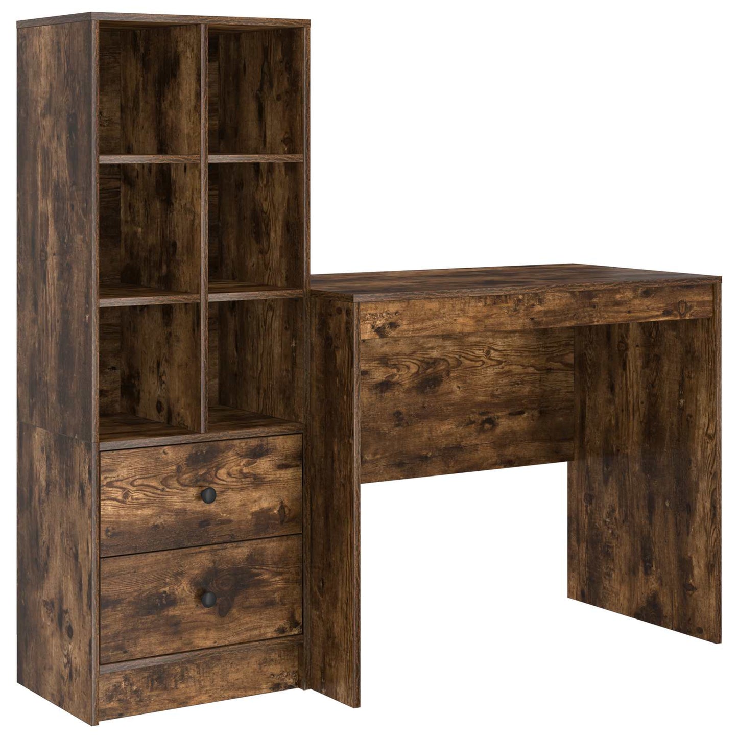 Schreibtisch Geräucherte Eiche 135,5 x 50 x 127 cm 2 stk.