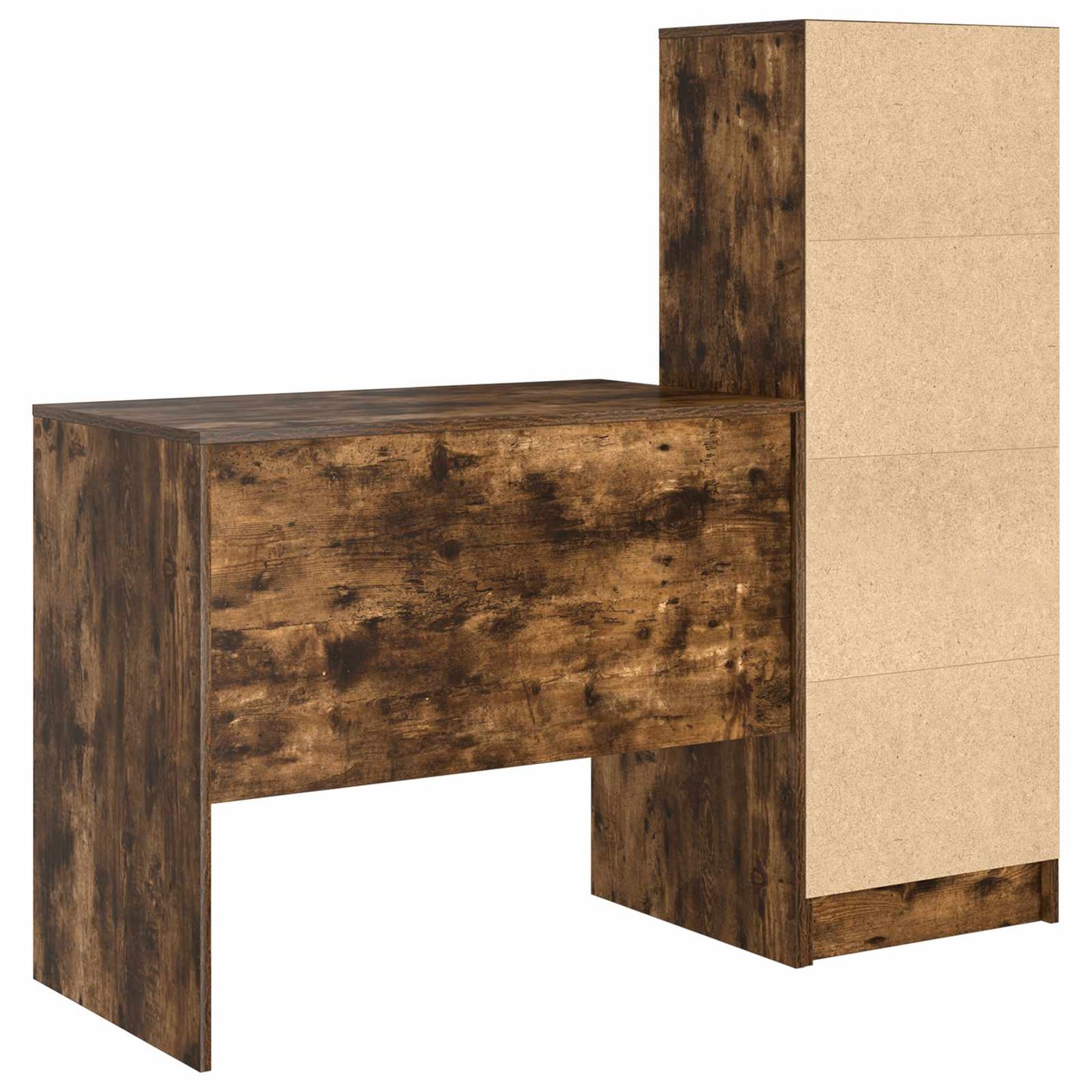 Schreibtisch Geräucherte Eiche 135,5 x 50 x 127 cm 2 stk.