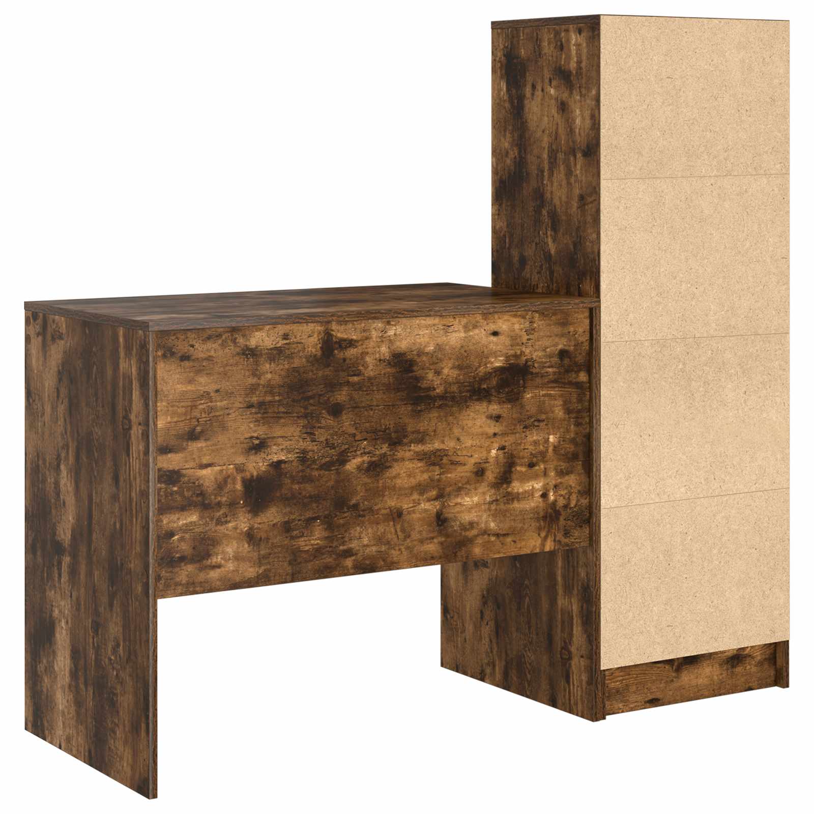 Schreibtisch Geräucherte Eiche 135,5 x 50 x 127 cm 2 stk.