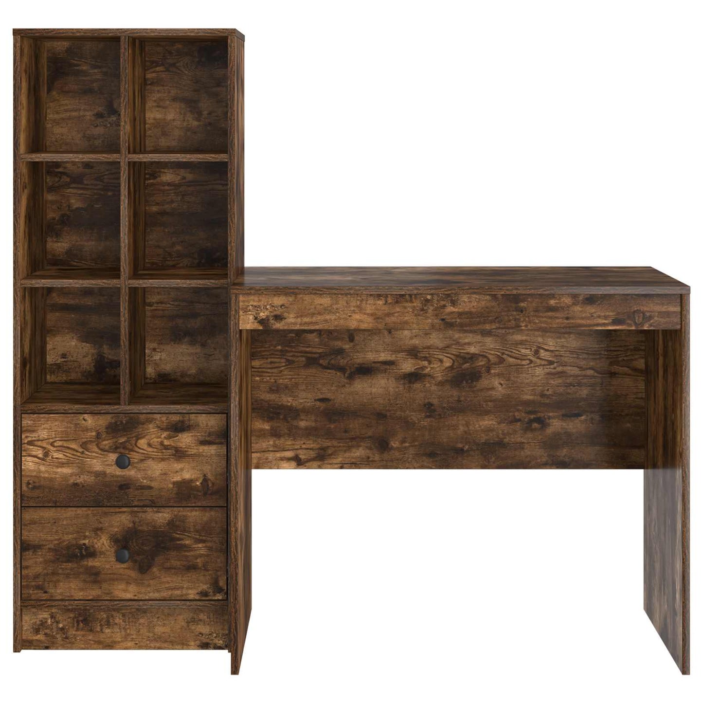 Schreibtisch Geräucherte Eiche 135,5 x 50 x 127 cm 2 stk.