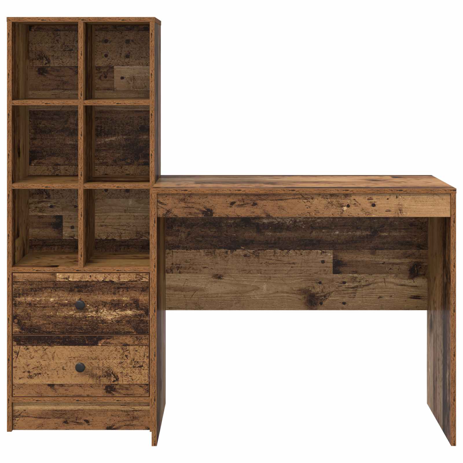 Schreibtisch Altholz 135,5 x 50 x 127 cm 2 stk.