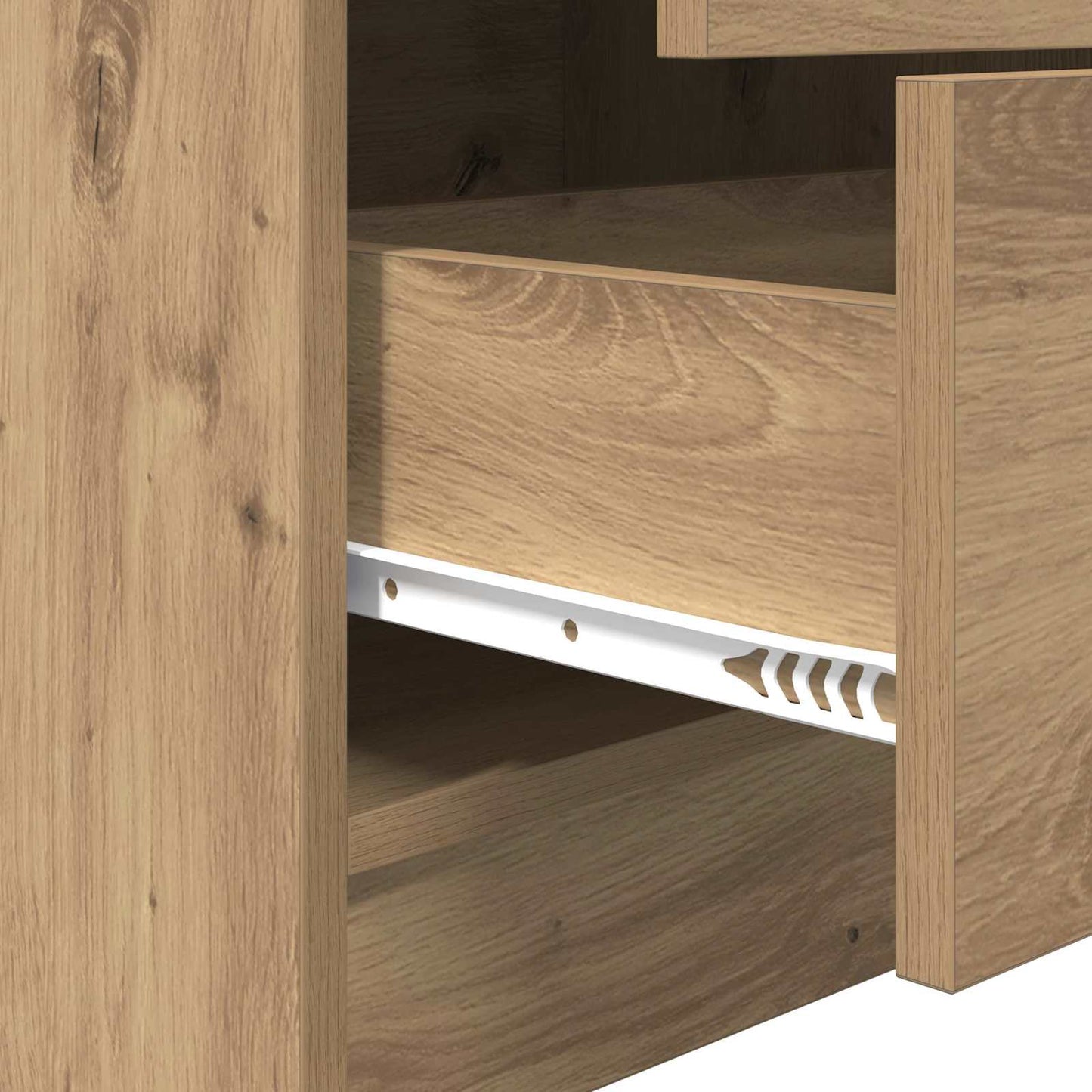 Schreibtisch Artisan-Eiche 135,5 x 50 x 127 cm 2 Stk.