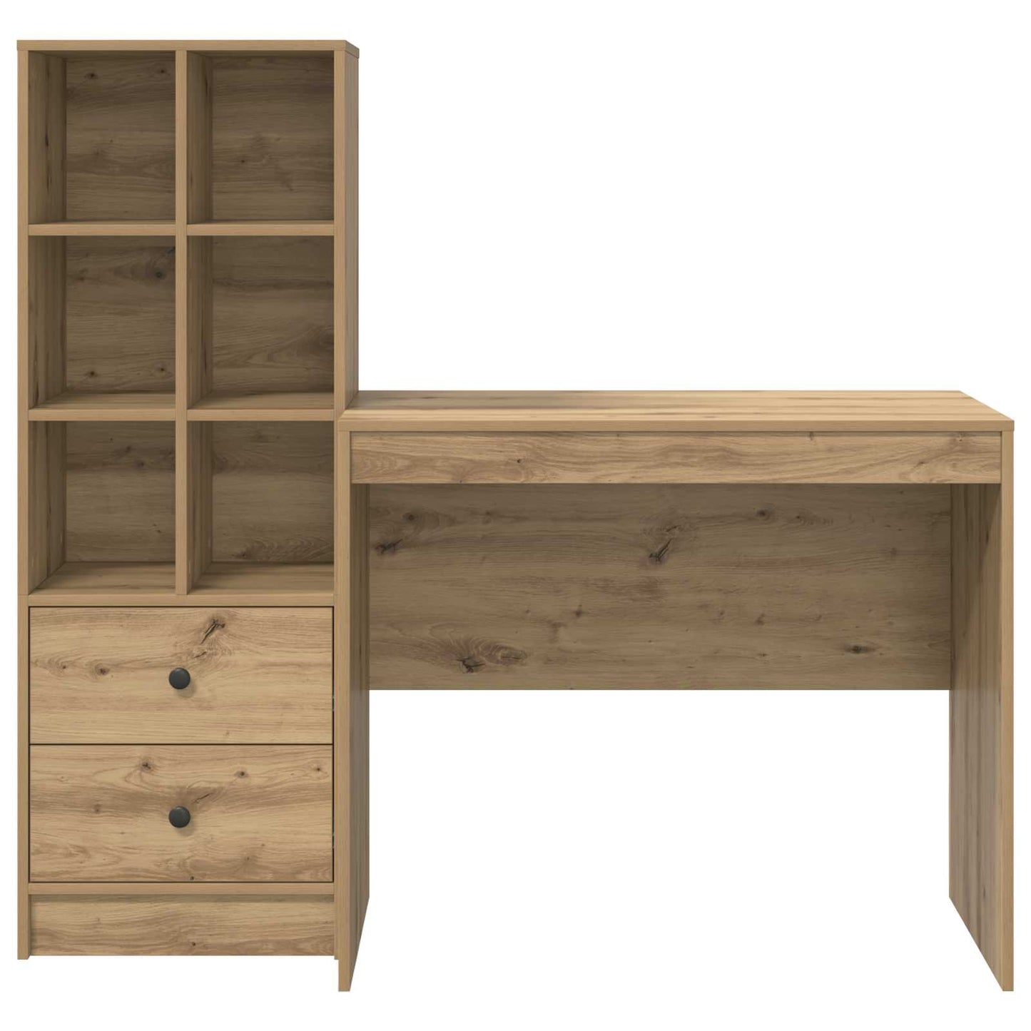 Schreibtisch Artisan-Eiche 135,5 x 50 x 127 cm 2 Stk.