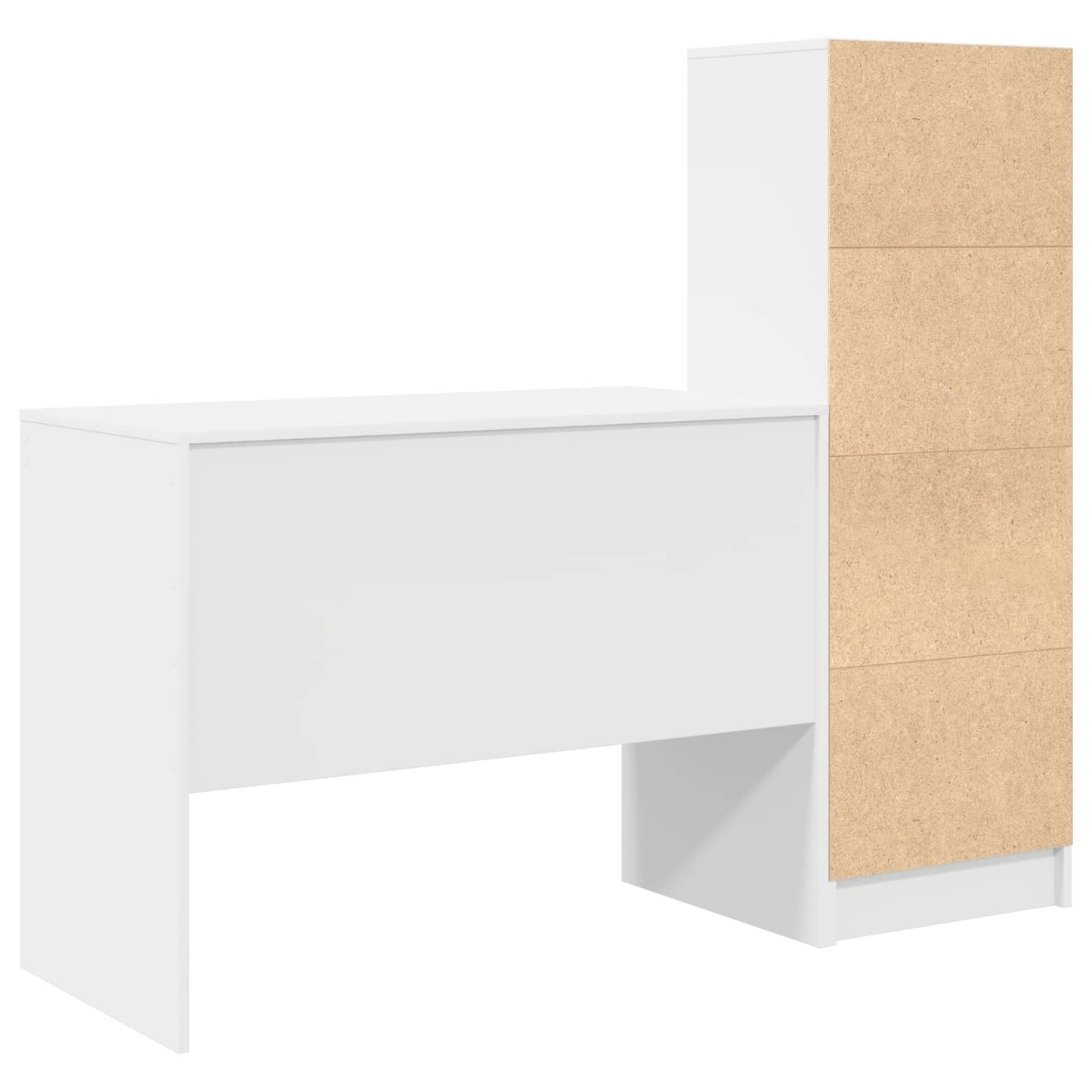Schreibtisch Weiß 145.5 x 50 x 127 cm 2 stk.