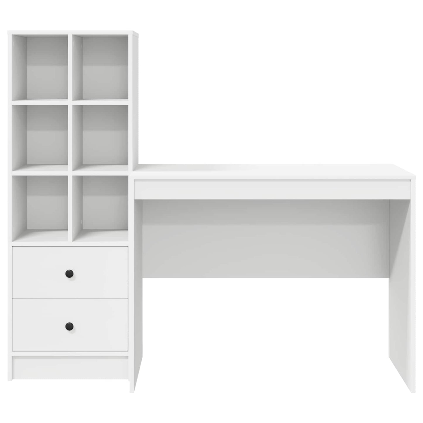 Schreibtisch Weiß 145.5 x 50 x 127 cm 2 stk.
