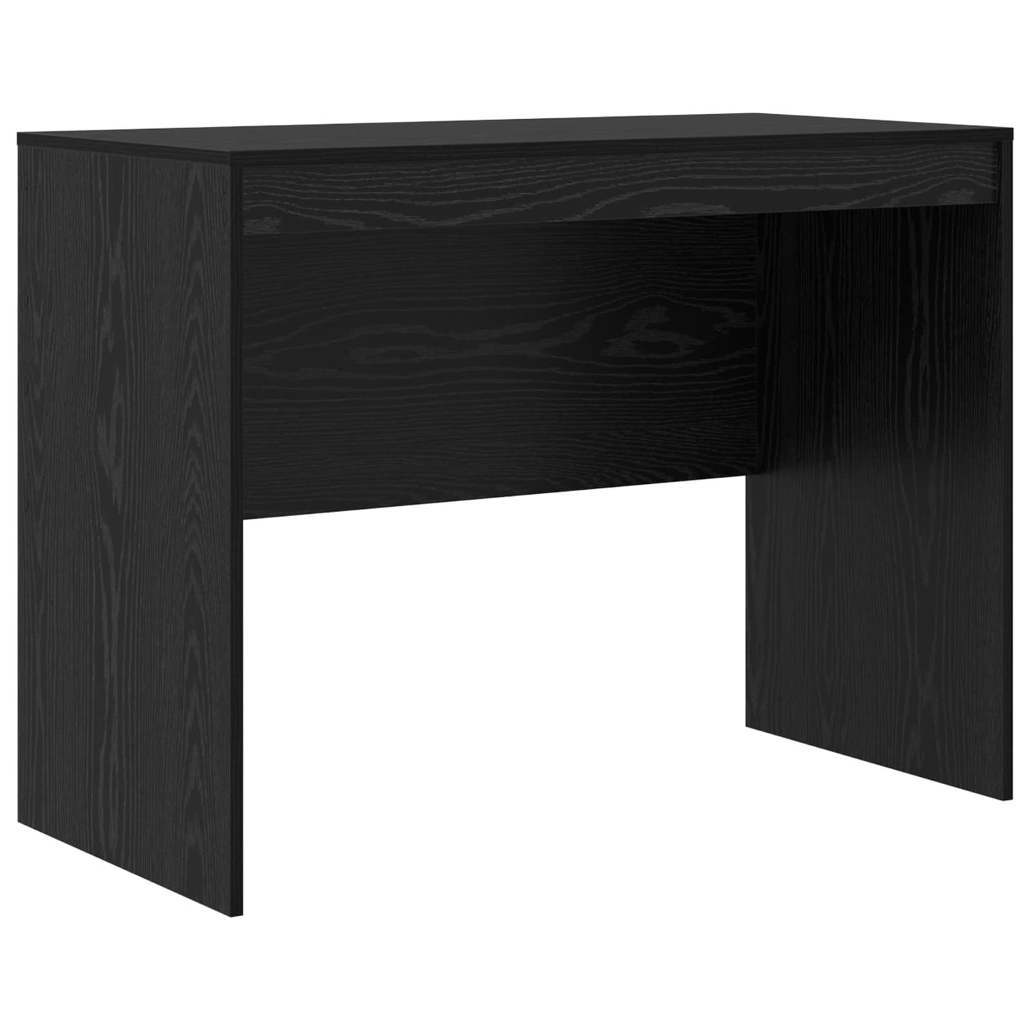 Schreibtisch Schwarz Eichen-Optik 145.5 x 50 x 127 cm 2 stk.