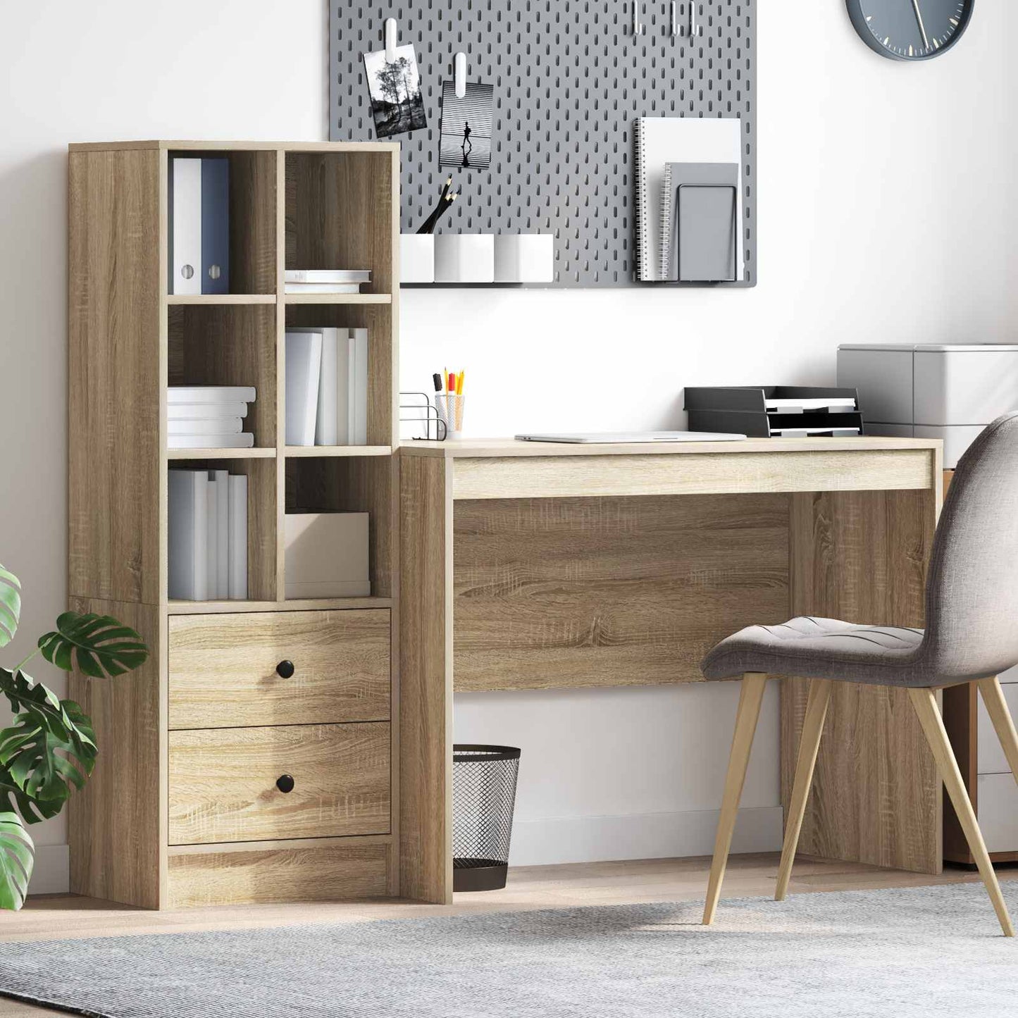 Schreibtisch Sonoma-Eiche 145.5 x 50 x 127 cm 2 stk.