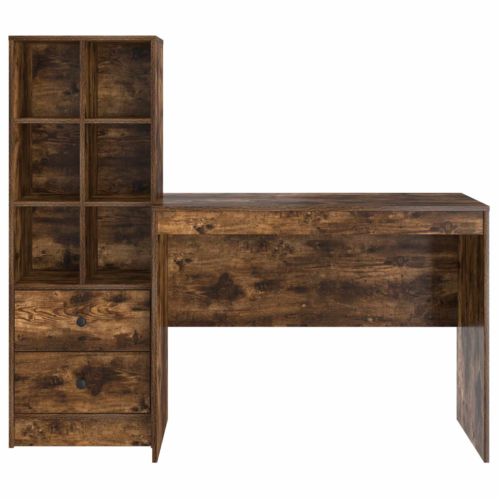 Schreibtisch Geräucherte Eiche 145.5 x 50 x 127 cm 2 stk.