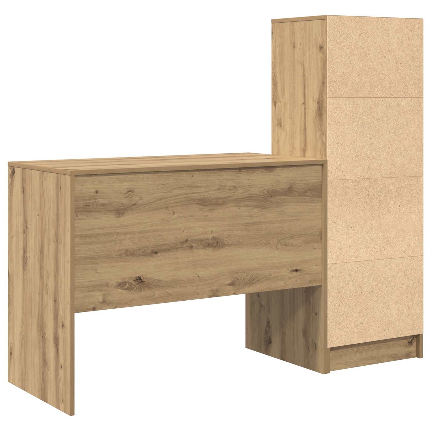 Schreibtisch Artisan-Eiche 145.5 x 50 x 127 cm 2 Stk.