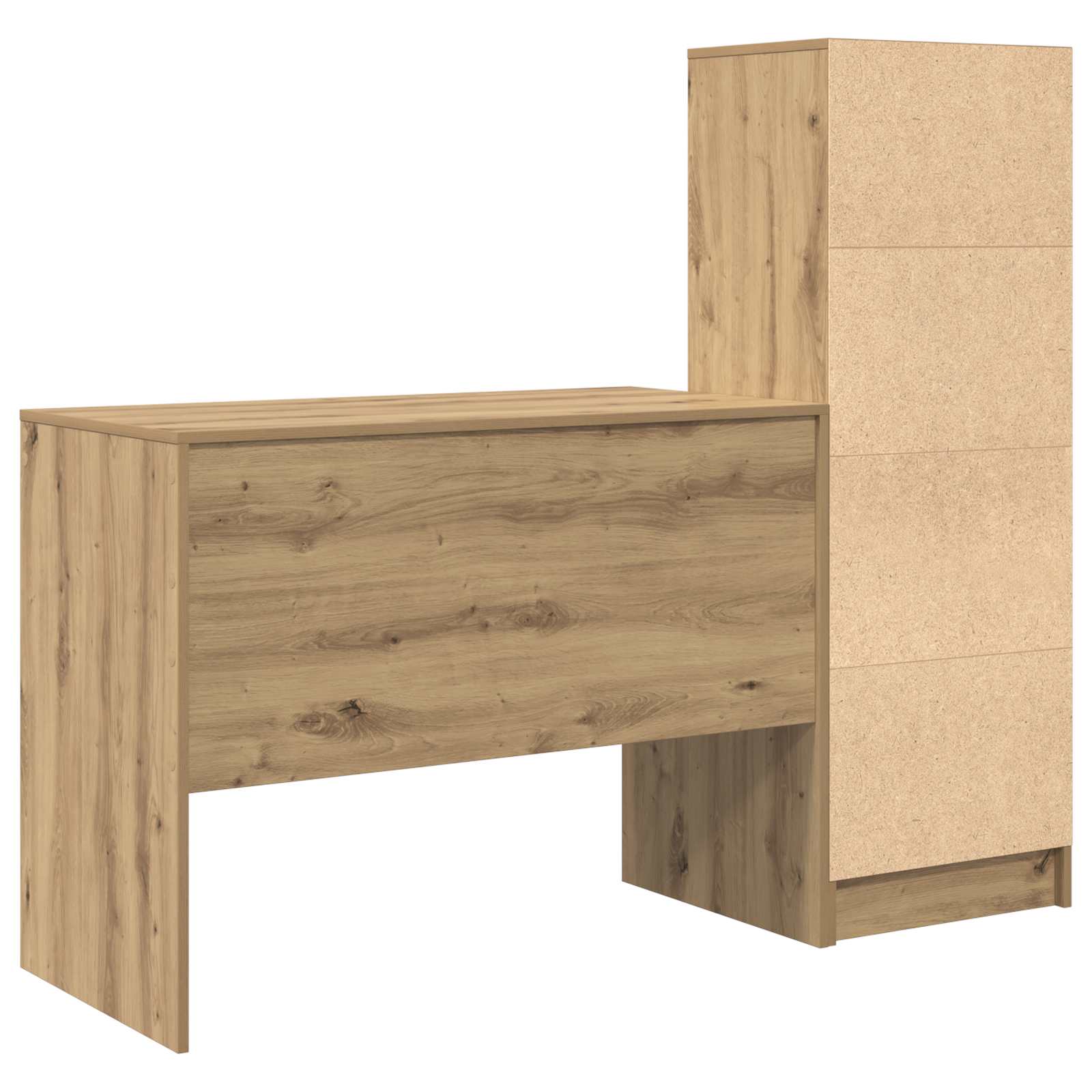 Schreibtisch Artisan-Eiche 145.5 x 50 x 127 cm 2 Stk.