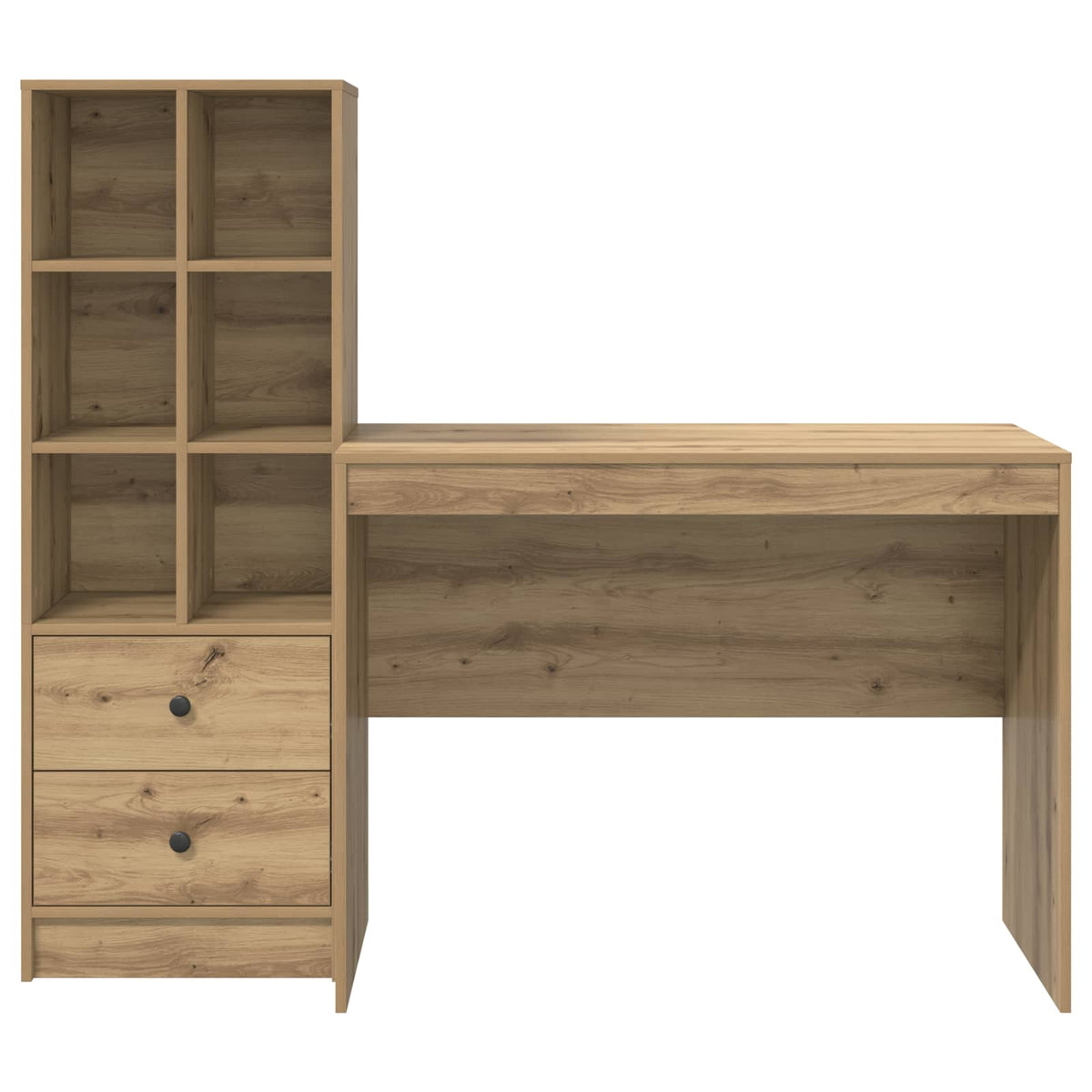 Schreibtisch Artisan-Eiche 145.5 x 50 x 127 cm 2 Stk.