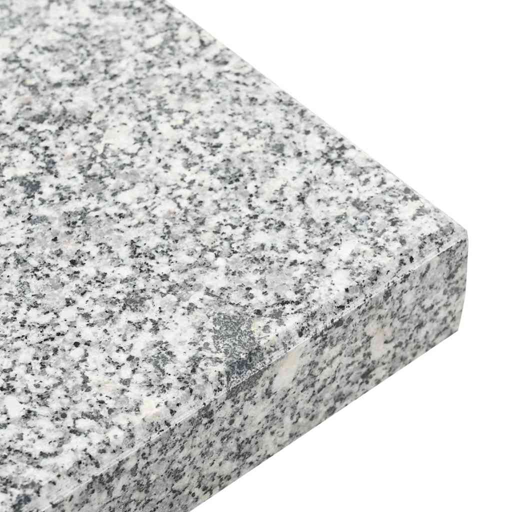 Sonnenschirmständer Grau 45 x 45 x 43 cm Granit, Stahl