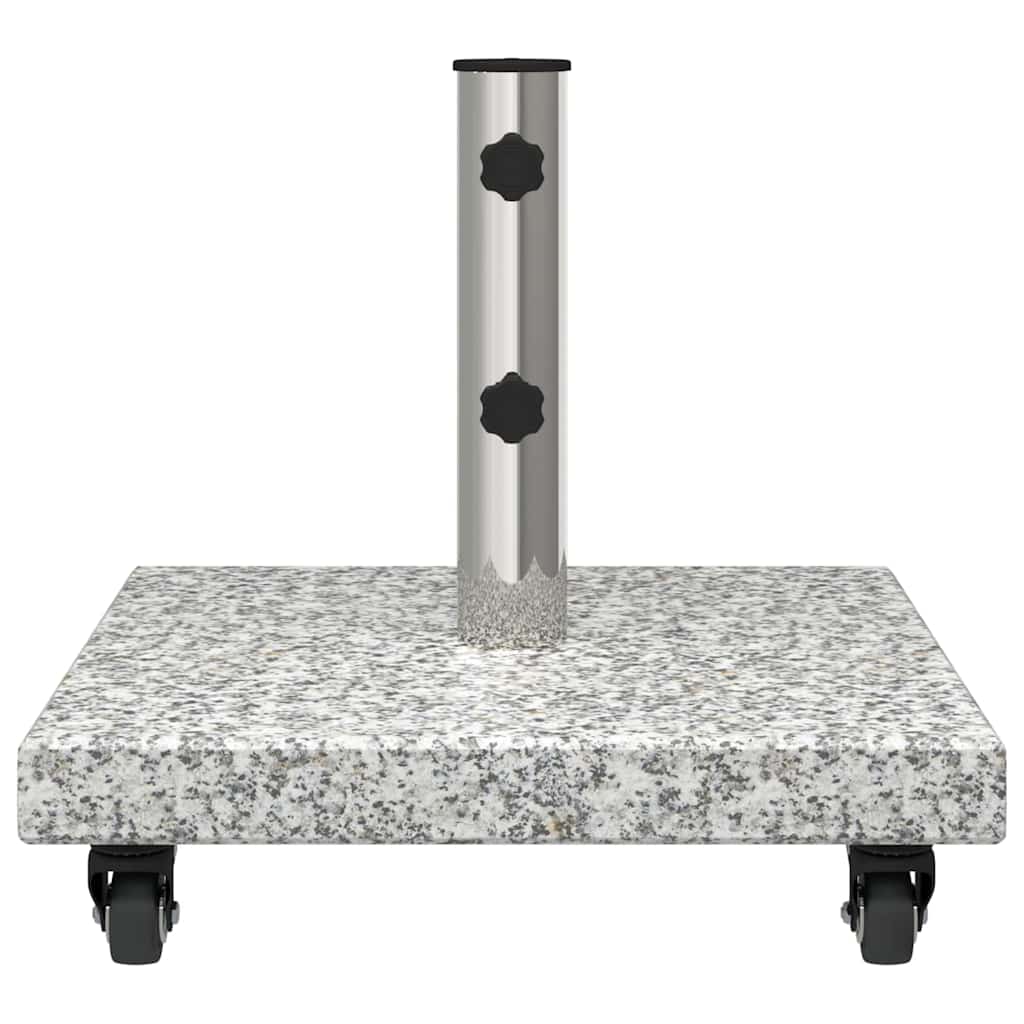 Sonnenschirmständer Grau 45 x 45 x 43 cm Granit, Stahl